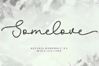 Somelove font