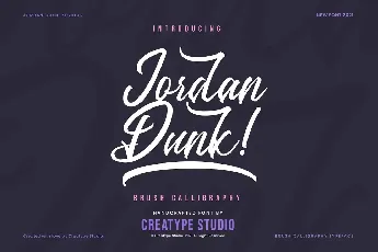 Jordan Dunk font