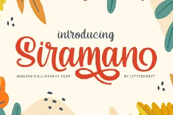 Siraman font