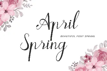 April Spring font