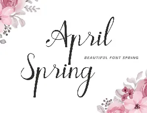 April Spring font