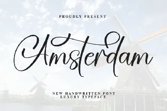 Amsterdam Calligraphy Typeface font