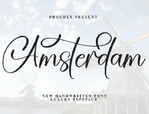 Amsterdam Calligraphy Typeface font