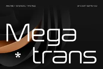 Megatrans font