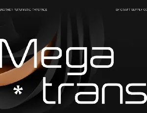 Megatrans font