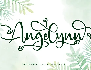 Angelynn font