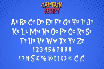 Captain Jerry Demo font