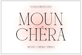 Mounchera font