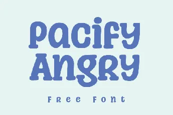 Pacify Angry font