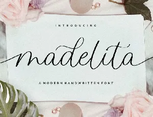 Madelita Handwritten font