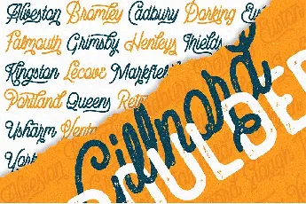 Gillnord Script font