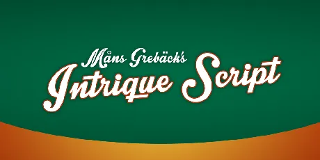 Intrique Script font