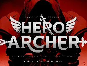 Hero Archer font