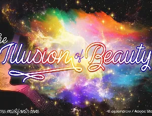 The Illusion of Beauty Free font