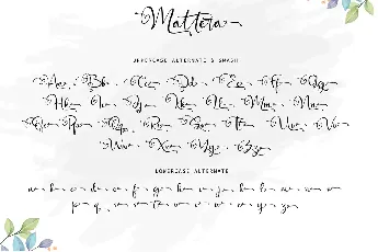 Mattera font