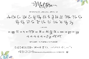 Mattera font