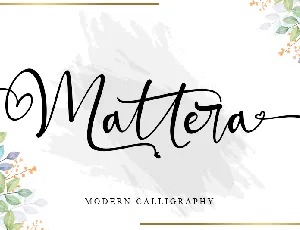 Mattera font