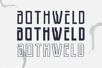 Bothweld font