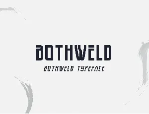 Bothweld font