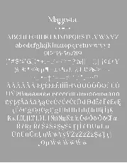 Magesta font