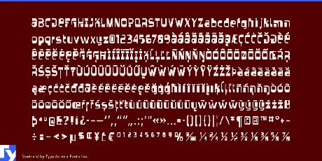 Vectroid font