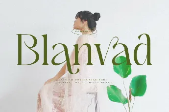 Blanvad font