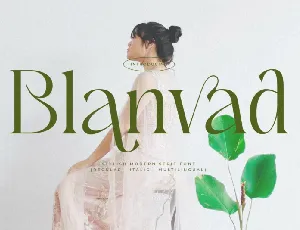 Blanvad font