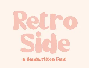 Retro Side font