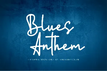 Blues Anthem Typeface font