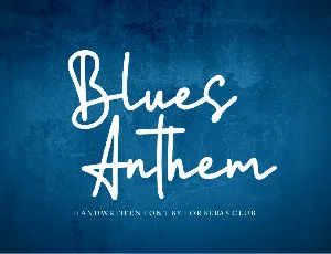 Blues Anthem Typeface font