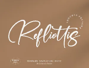 Refliottis font