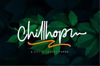 Chillhop Script font