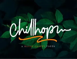 Chillhop Script font