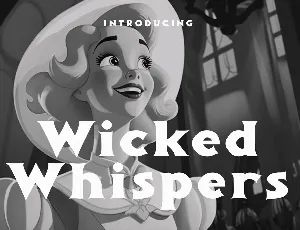 Wicked Whispers font