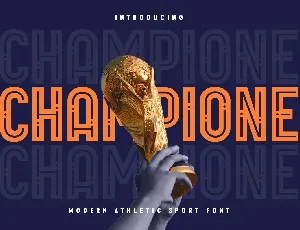 Champione font