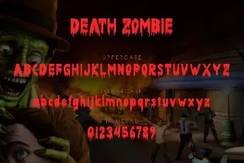 Death Zombie font