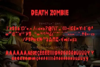 Death Zombie font