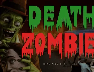 Death Zombie font