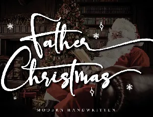 Father Christmas font