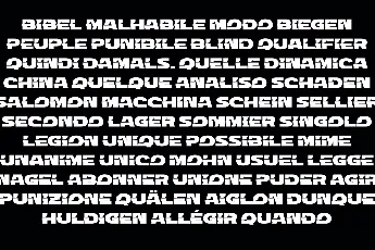 DROPEX trial font