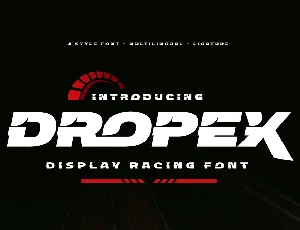 DROPEX trial font