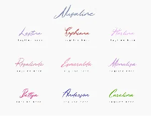 Nusaline font