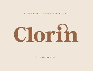Clorin font