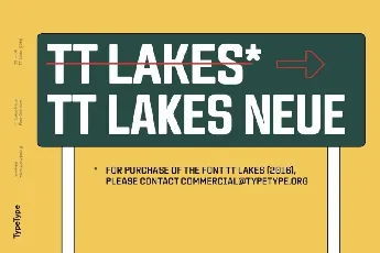 TT Lakes Neue Family font