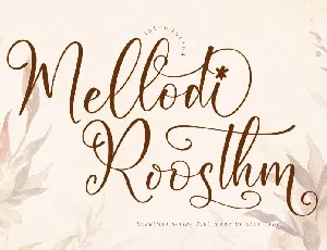 Mellodi Roosthm font