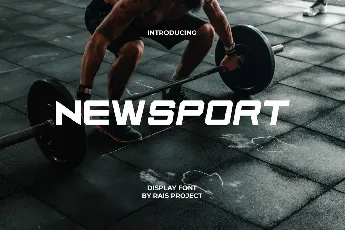 Newsport font