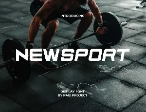 Newsport font