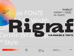 Dx Rigraf font