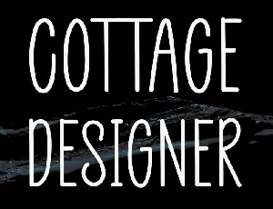 Cottage Designer Handwritten font