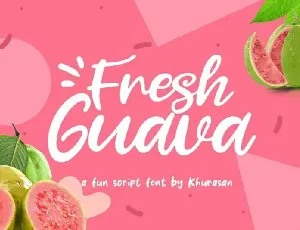 Fresh Guava Script font